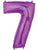 Betallic Mylar & Foil 7 40" Purple Number Balloons