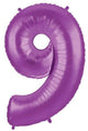 Purple Number 9 34" Balloon