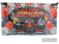 Car Racing HBD Banner by Imported from Instaballoons