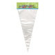 Clear Large Cone Cellophane Bags (25 count)