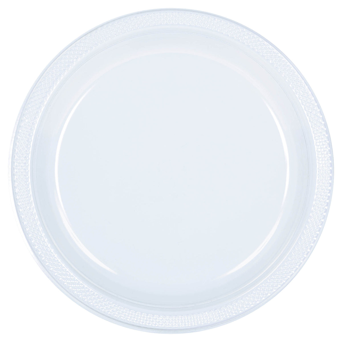 Clear Plastic Plates 10″ (20 count) – instaballoons Wholesale