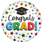 Congrats Grad Graduation 28″ Foil Balloon by Anagram from Instaballoons