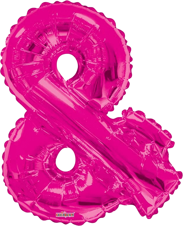 Hot Pink Happy Birthday Foil Letter Number Latex Balloon Star Heart Party  Decor