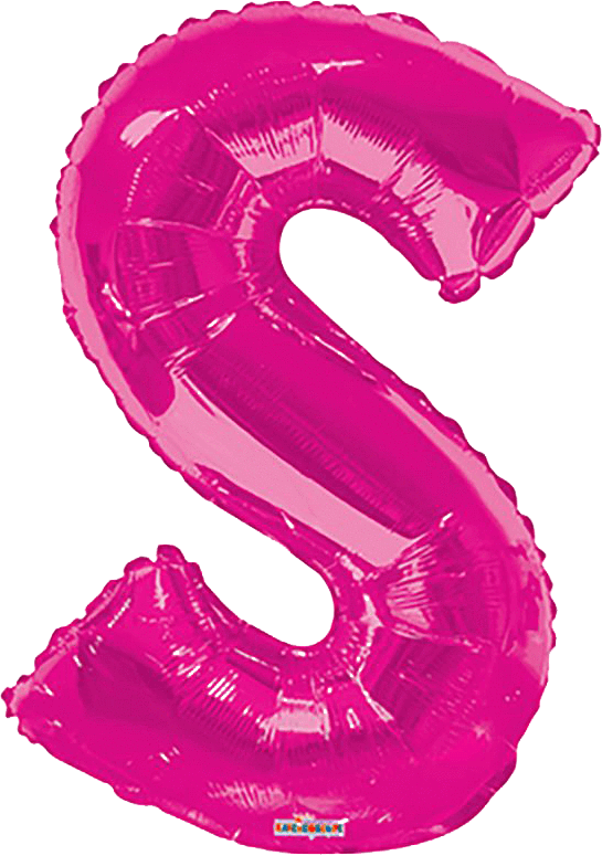 Shop Pink Balloon Letters And Numbers Giant 34" - Instaballoons ...