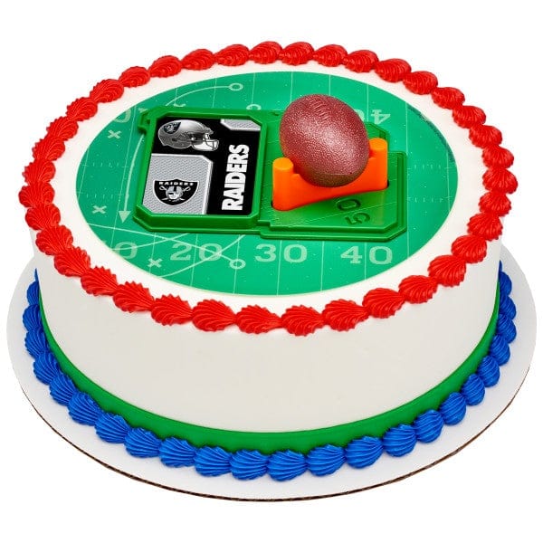 Decopac, Party Supplies, Nfl Cake Toppers Las Vegas Raiders Cupcake Rings  Football 2 Piece Lot