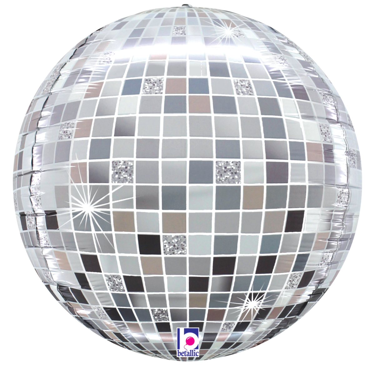 Disco Ball Dimensional Globe 15″ Balloon – instaballoons Wholesale