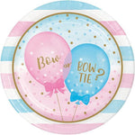 Gender Reveal Balloons Paper Plates 8ct 9″ by null from Instaballoons