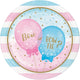 Gender Reveal 9″ Paper Plates  (8 count)