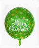 Globo Verde Navidad 18″ Orbz