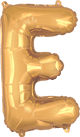 Gold Letter E 16″ Balloon