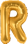 instaballoons Mylar & Foil Gold / R Gold 16" Small Balloon Letters and Numbers