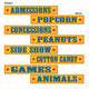 Circus Signs (4 count)