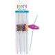 Luau Umbrella Straws (6 Count)