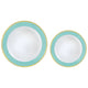 MP HS Bdr Plates - Robins Egg (20 count)