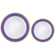 MP HS Border Plates - Purple (20 count)