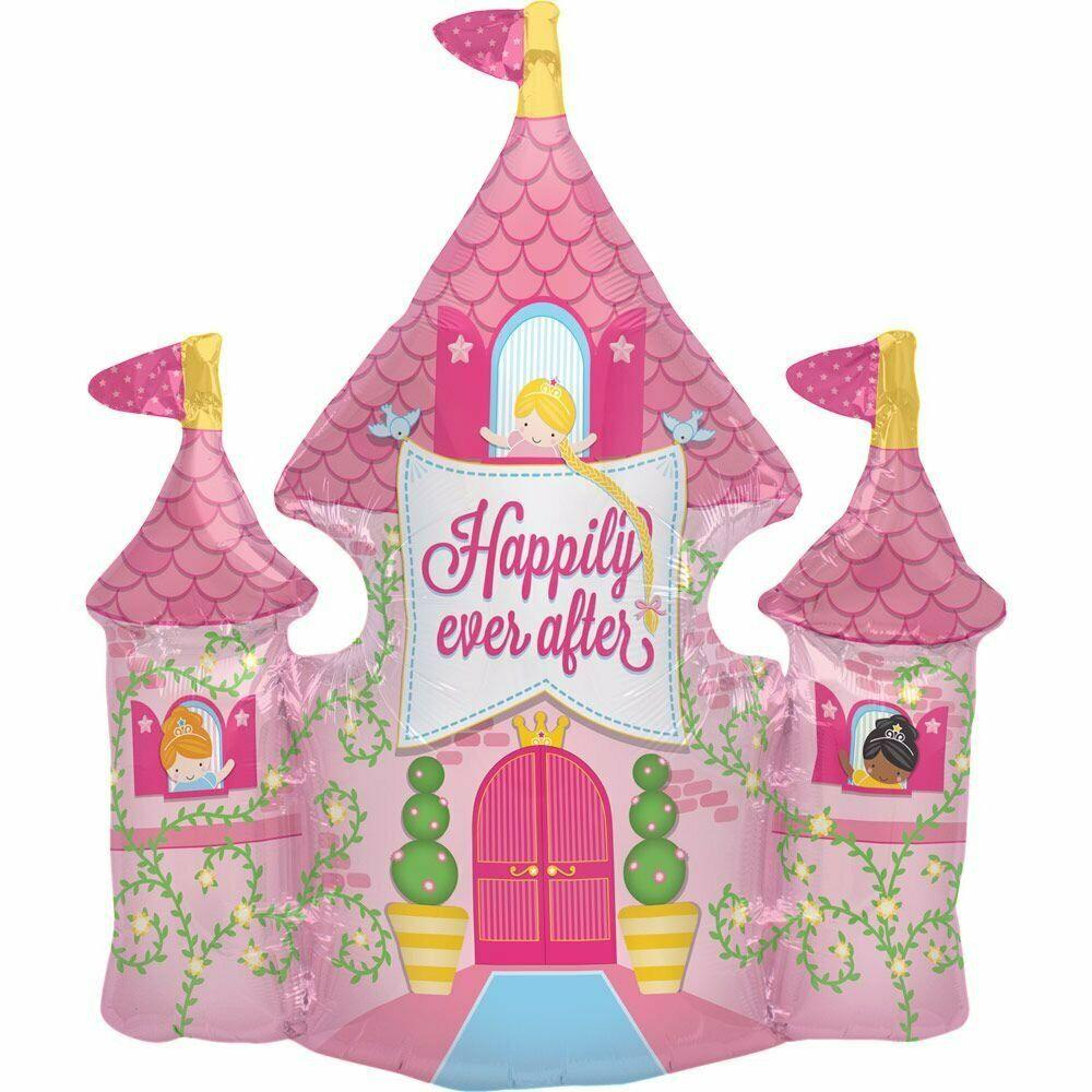 18 Princess Castle Balloon - Mylar Balloons Foil