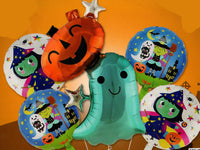 Pumpkin Ghost Bouquet Foil Balloon by Winner Party from Instaballoons