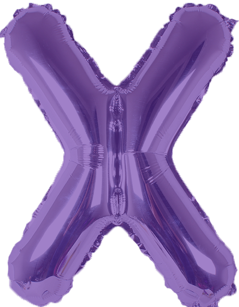 Purple Letter X 16″ Balloon – instaballoons Wholesale