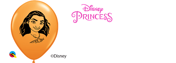  Qualatex 5 Disney Princess Faces Assortment Latex