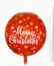 Globo Rojo Navidad 18″ Orbz