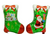 SS Christmas Socks Santa 23″ Foil Balloon by Imported from Instaballoons