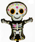 Sugar Skull Skeleton 30″ Foil Balloon by Winner Party from Instaballoons