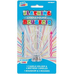 Unique Party Supplies #6 Flashing Candle Holder(5 count)