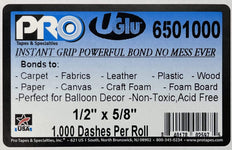 U-GLU Adhesive Dashes (200 Piece Roll)