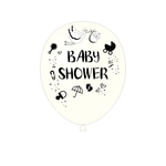 Winntex Latex White Baby Shower 12″ Latex Balloons (8)